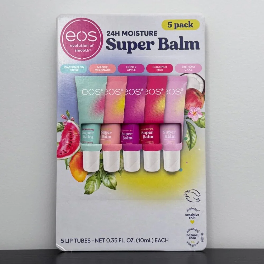 eos Super Balm 24 Hour Moisture 5-pack